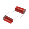 Capacitor de filme de alta tensão tipo axial